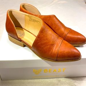 Beast Fashion cognac shoes size 7